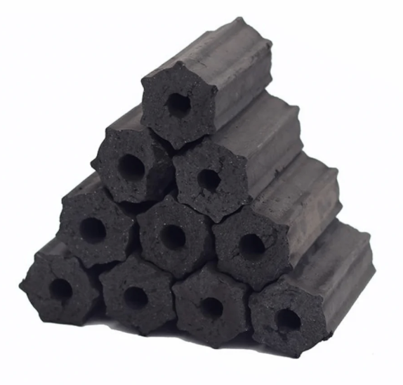 Hexagonal Charcoal Briquettes Type