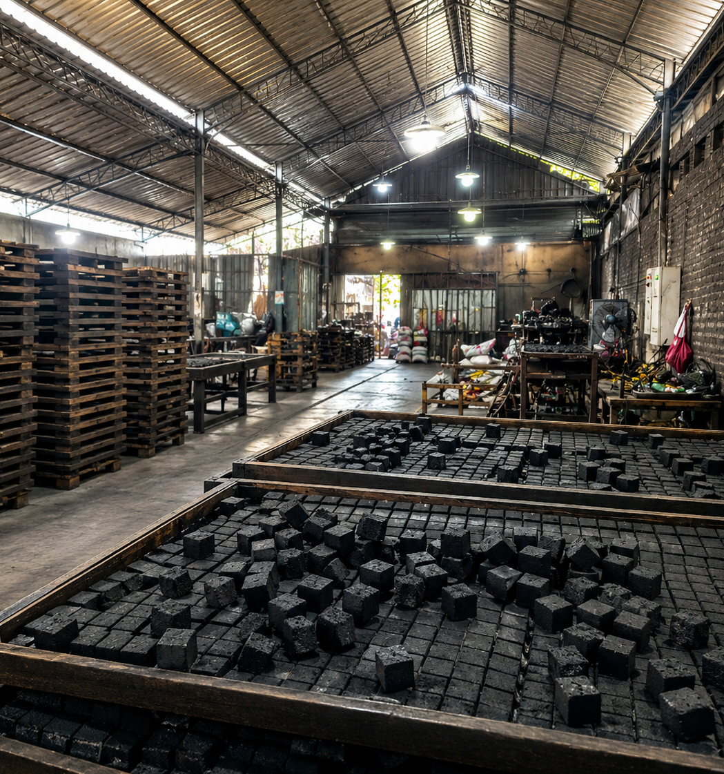 factory-coconut-charcoal-briquettes-production-area